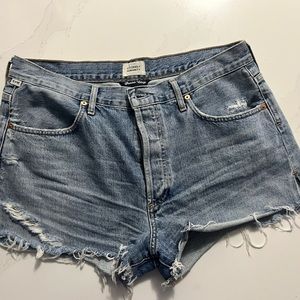CITIZEN OF HUMANITY DENIUM SHORTS
